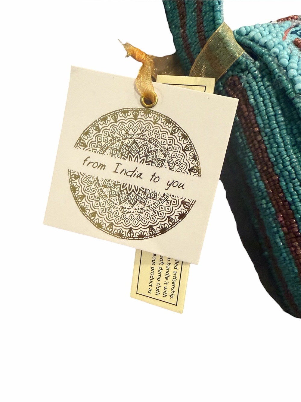 NWT: *Viral* Welcome to Las Vegas Beaded Bag π΄ From India to You π΄ - Picture 9 of 9